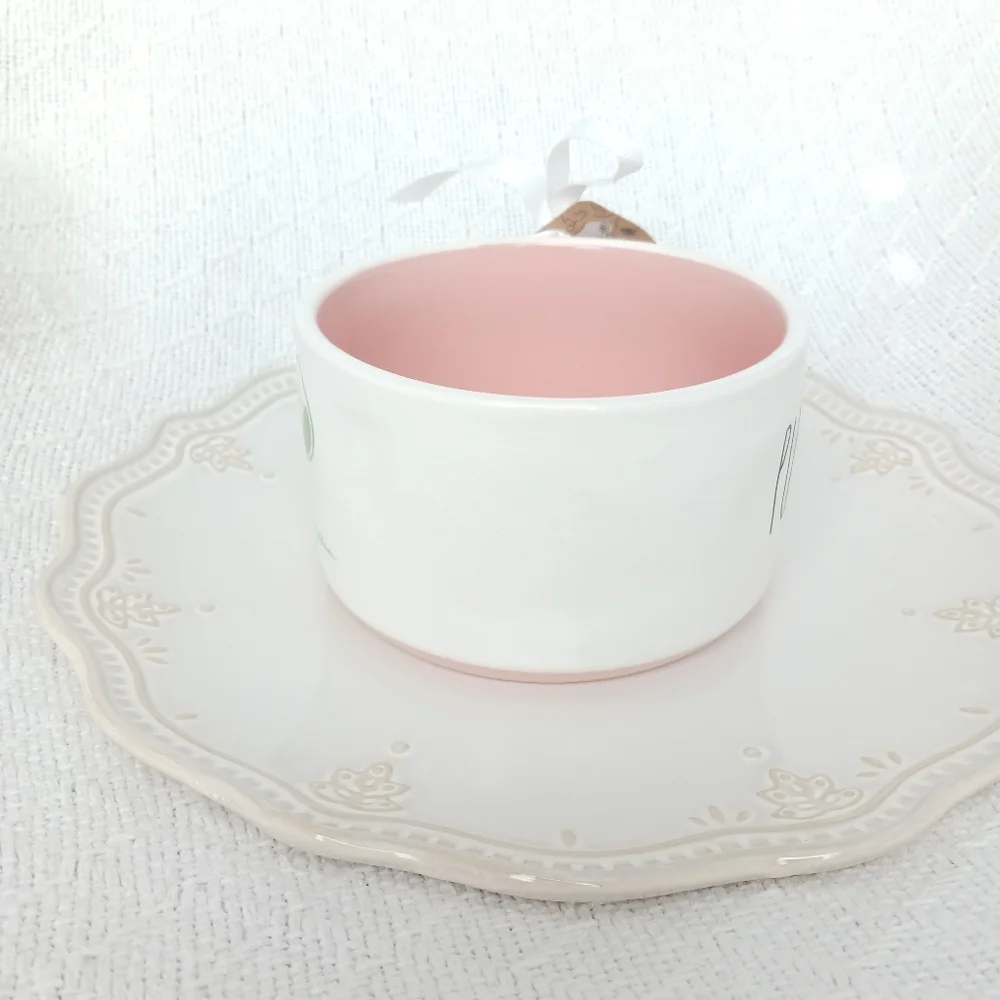 Rae Dunn × Peanuts Puppy Life Ceramic Dog Dish Bowl Mug